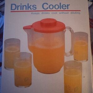 Vintage Drinks Cooler Pitcher NIB